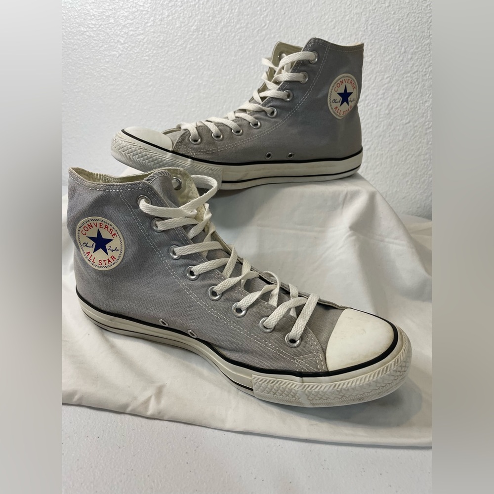 CONVERSE Chuck Taylor All Star Light Gray UNISEX Hi-Top - Men: 11/Women: 13-USED
